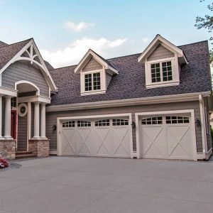Overlay Carriage Garage Door